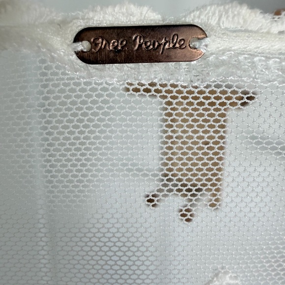 Free People Reign Over Me Lace Dress Cream Small - Picture 7 of 11